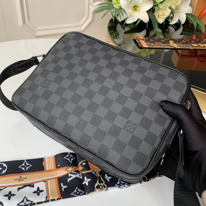 Сумка Louis Vuitton Trocadero Messenger NM PM N40087 Damier Graphite Canvas "Graphite" фото № 4