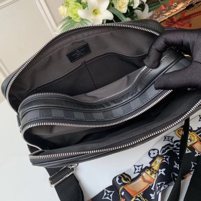 Сумка Louis Vuitton Trocadero Messenger NM PM N40087 Damier Graphite Canvas "Graphite" фото № 9