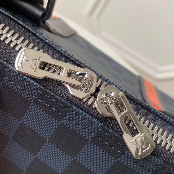 Сумка Louis Vuitton Keepall Bandouliere 45 N40166 Damier Cobalt Canvas "Navy Blue" фото № 9