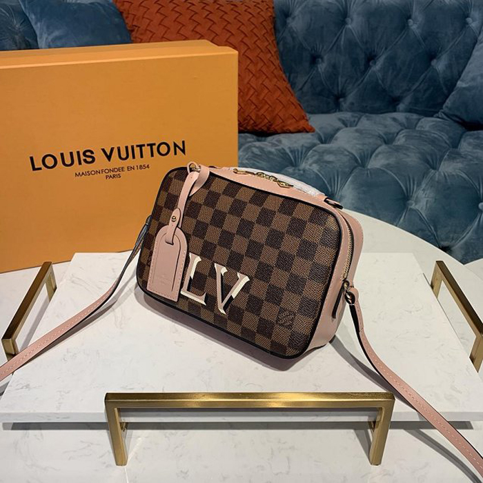 Сумка Louis Vuitton Santa Monica N40179 Damier Ebene Canvas Venus Pink "Brown" фото № 3