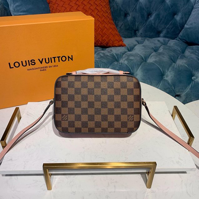 Сумка Louis Vuitton Santa Monica N40179 Damier Ebene Canvas Venus Pink "Brown" фото № 4