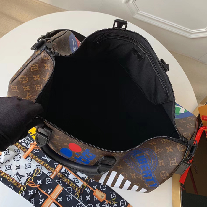 Сумка Louis Vuitton Keepall Bandouliere 50 M44642 Monogram Canvas Marron "Brown" фото № 9