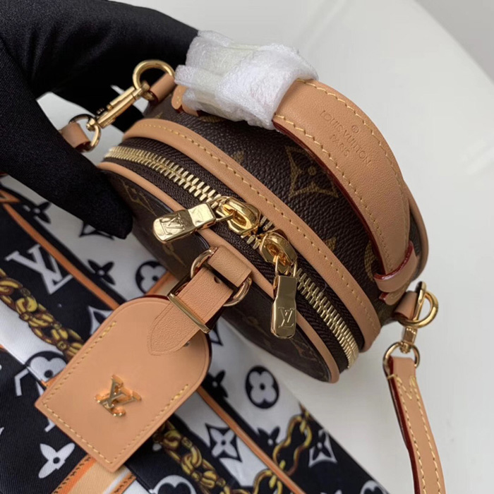 Сумка Louis Vuitton Mini Boite Chapeau M44699 Monogram Coated Canvas "Brown" фото № 8