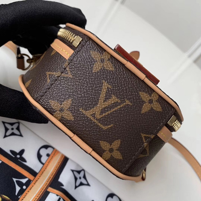 Сумка Louis Vuitton Mini Boite Chapeau M44699 Monogram Coated Canvas "Brown" фото № 7
