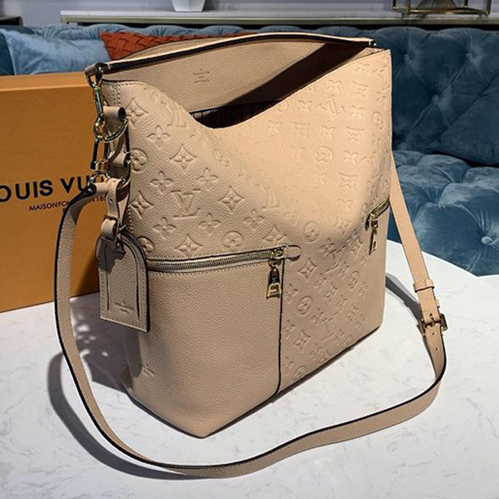 Сумка Louis Vuitton Melie M44247 Monogram Empreinte Leather Papyrus "Beige" фото № 3