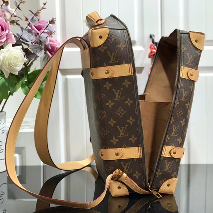 Рюкзак Louis Vuitton Soft Trunk Backpack PM M44752 Monogram Canvas "Brown" фото № 8