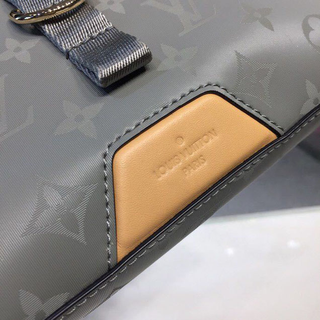 Сумка Louis Vuitton Messenger PM Bag Monogram Titanium Canvas Fall Winter 2018 Collection M43889 Grey "Brown" фото № 4