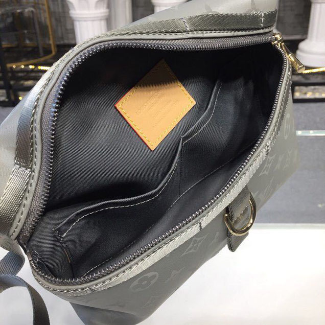 Сумка Louis Vuitton Messenger PM Bag Monogram Titanium Canvas Fall Winter 2018 Collection M43889 Grey "Brown" фото № 9