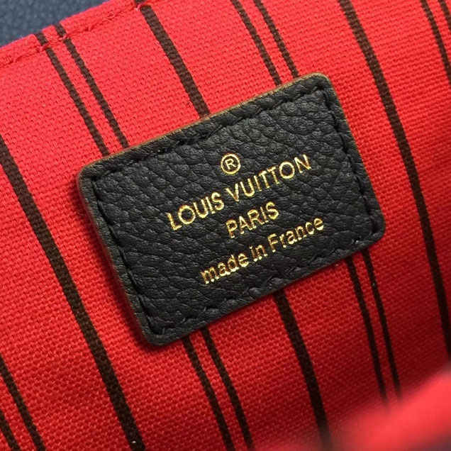 Сумка Louis Vuitton Pochette Metis 25cm Bag Monogram Empreinte Canvas Spring Summer 2018 Collection M44071 Marine Rouge "Navy Blue" фото № 8