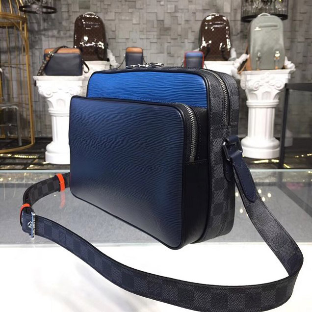 Сумка Louis Vuitton Epi Patchwork Nil Slim Bag M51466 2018 "Navy Blue" фото № 3