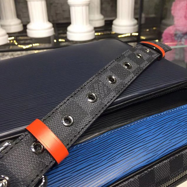 Сумка Louis Vuitton Epi Patchwork Nil Slim Bag M51466 2018 "Navy Blue" фото № 5