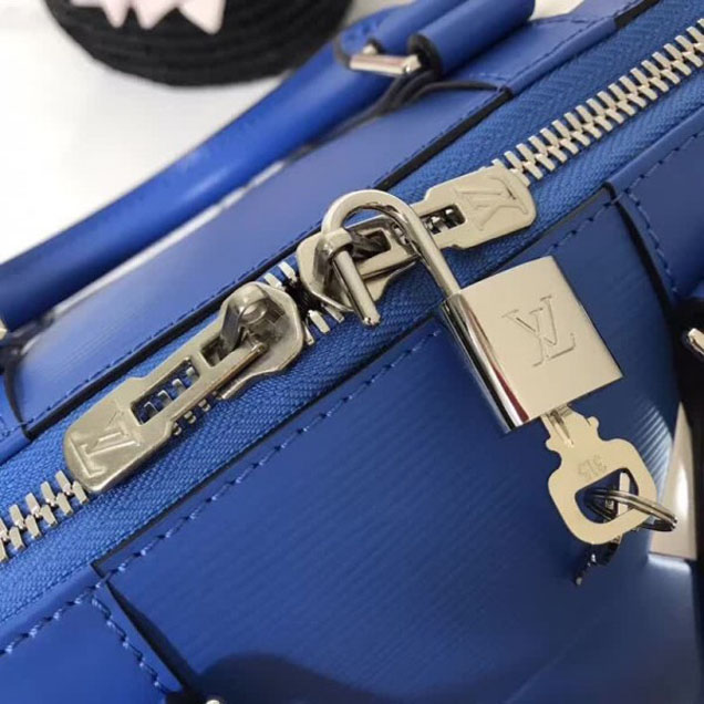 Сумка Louis Vuitton Keepall Bandouliere 50 Travel Bag M52120 2018 "Blue" фото № 6