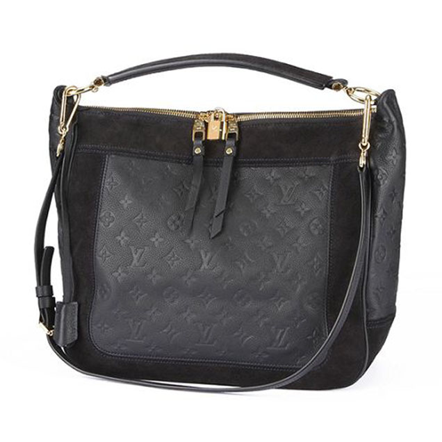 Сумка Louis Vuitton M40589 Audacieuse MM Hobo Bag Monogram Empreinte Leather "Navy Blue" фото № 2