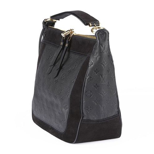 Сумка Louis Vuitton M40589 Audacieuse MM Hobo Bag Monogram Empreinte Leather "Navy Blue" фото № 3