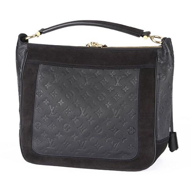 Сумка Louis Vuitton M40589 Audacieuse MM Hobo Bag Monogram Empreinte Leather "Navy Blue" фото № 4