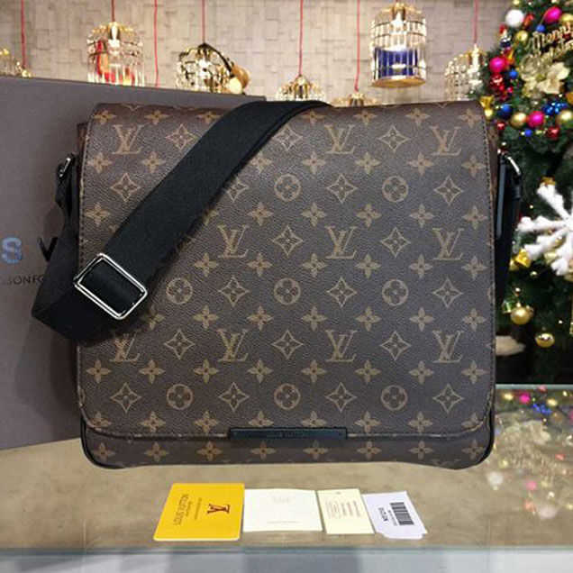Сумка Louis Vuitton M40934 District MM Messenger Bag Monogram Canvas "Brown" фото № 2