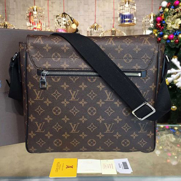Сумка Louis Vuitton M40934 District MM Messenger Bag Monogram Canvas "Brown" фото № 3