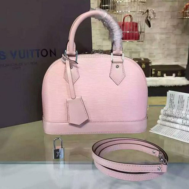 Сумка Louis Vuitton M41327 Alma BB Tote Bag Epi Leather "Pink" фото № 2