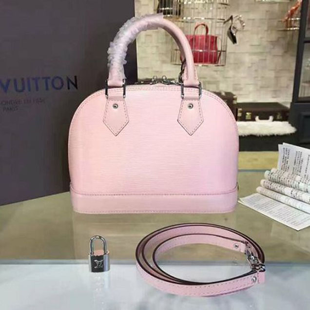 Сумка Louis Vuitton M41327 Alma BB Tote Bag Epi Leather "Pink" фото № 4