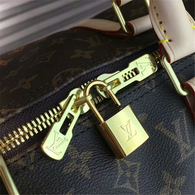 Сумка Louis Vuitton M41416 Keepall Bandouliere 50 Duffel Bag Monogram Canvas "Brown" фото № 5