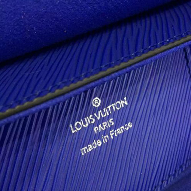 Сумка Louis Vuitton M41872 Twist MM Shoulder Bag Epi Leather "Navy Blue" фото № 10