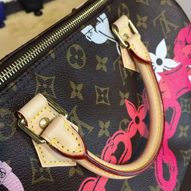 Сумка Louis Vuitton M41989 Speedy 30 Tote Bag Monogram Canvas "Brown" фото № 10