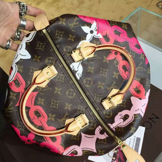 Сумка Louis Vuitton M41989 Speedy 30 Tote Bag Monogram Canvas "Brown" фото № 5