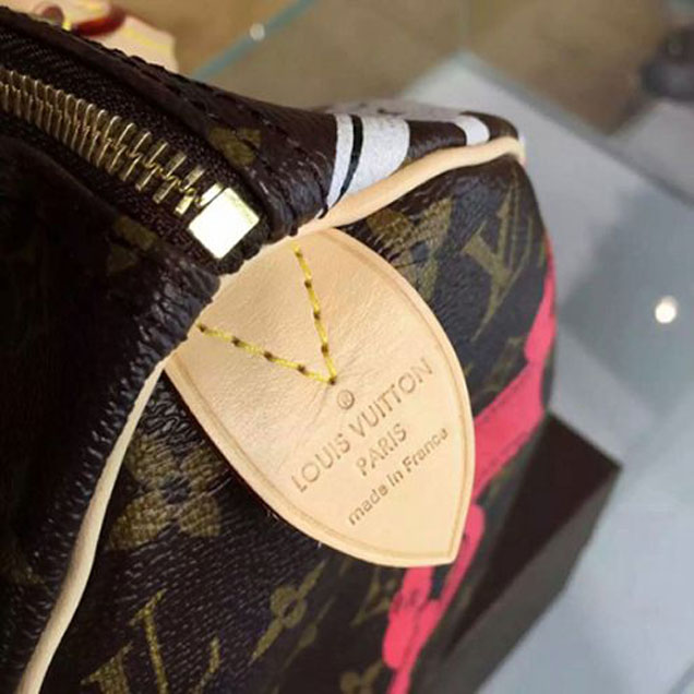 Сумка Louis Vuitton M41989 Speedy 30 Tote Bag Monogram Canvas "Brown" фото № 6