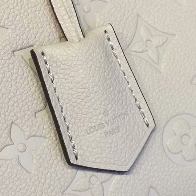 Сумка Louis Vuitton M42294 Montaigne MM Tote Bag Monogram Empreinte Leather "Beige" фото № 6