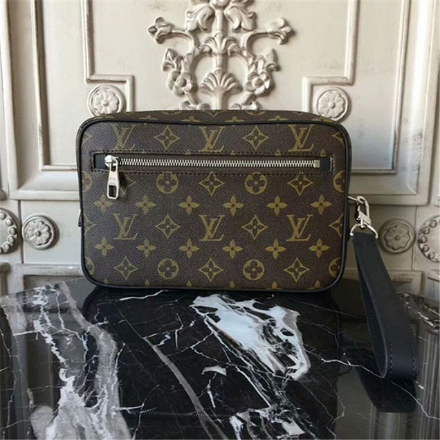 Клатч Louis Vuitton M42838 Kasai Clutch Monogram Canvas "Brown" фото № 2
