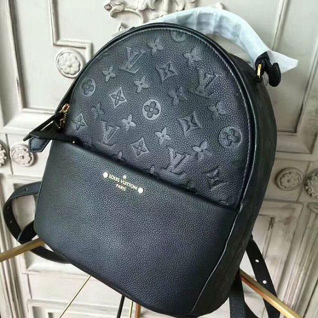 Рюкзак Louis Vuitton M44016 Sorbonne Backpack Monogram Empreinte Leather "Black" фото № 3