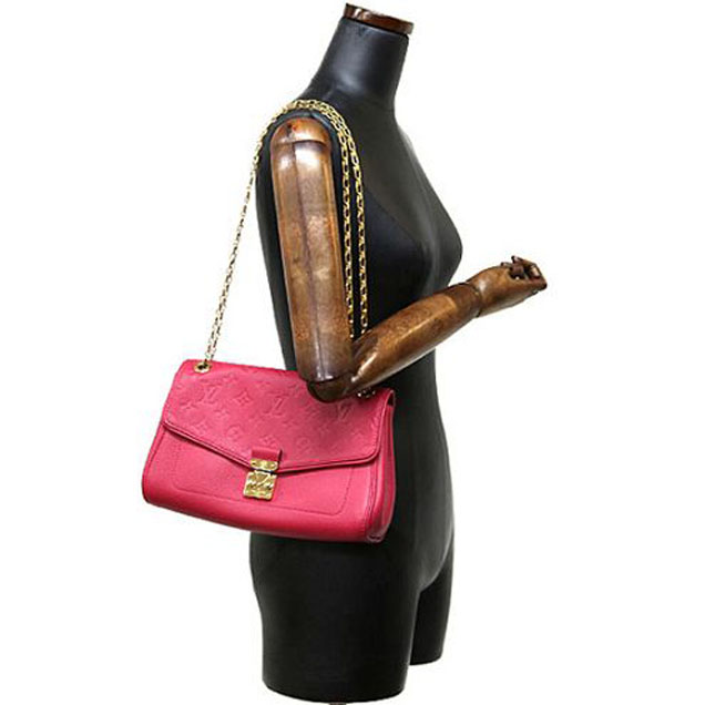 Сумка Louis Vuitton M50052 Saint-Germain PM Shoulder Bag Monogram Empreinte Leather "Pink" фото № 10