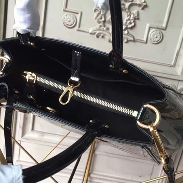 Сумка Louis Vuitton M50171 Montaigne BB Tote Bag Monogram Vernis "Black" фото № 9