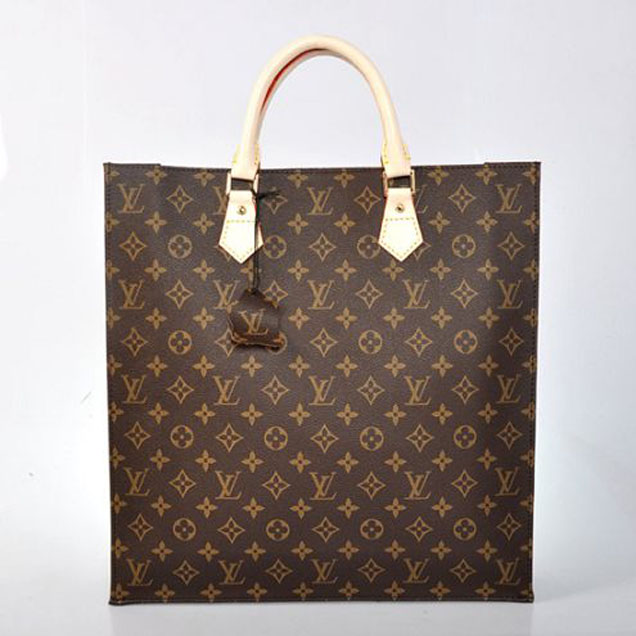 Сумка Louis Vuitton M51140 Sac Plat Tote Bag Monogram Canvas "Brown" фото № 2