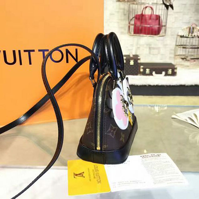 Сумка Louis Vuitton M61708 Nano Alma Crossbody Bag Monogram Canvas "Brown" фото № 3