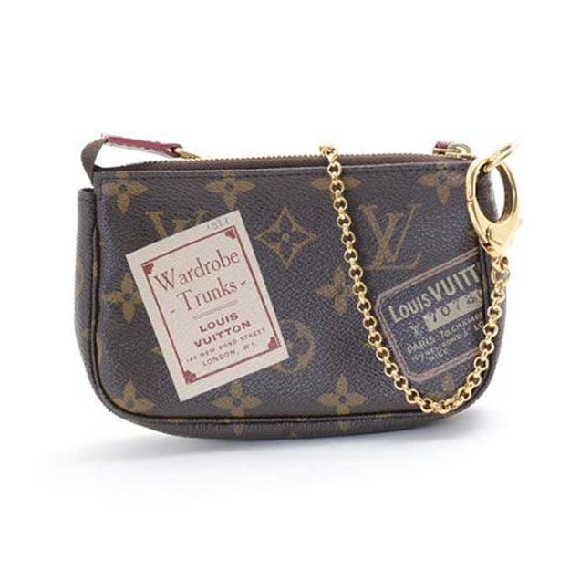 Сумка Louis Vuitton M63798 Pochette Accessoires Stamp Monogram Canvas "Brown" фото № 3