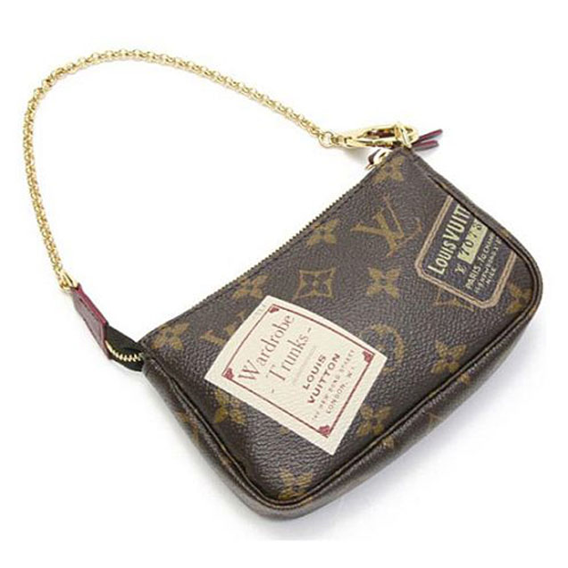 Сумка Louis Vuitton M63798 Pochette Accessoires Stamp Monogram Canvas "Brown" фото № 4