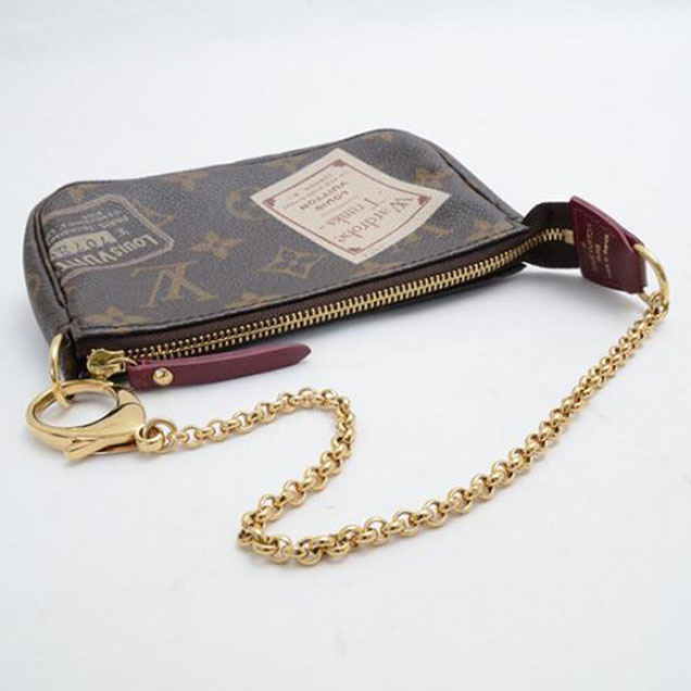 Сумка Louis Vuitton M63798 Pochette Accessoires Stamp Monogram Canvas "Brown" фото № 5