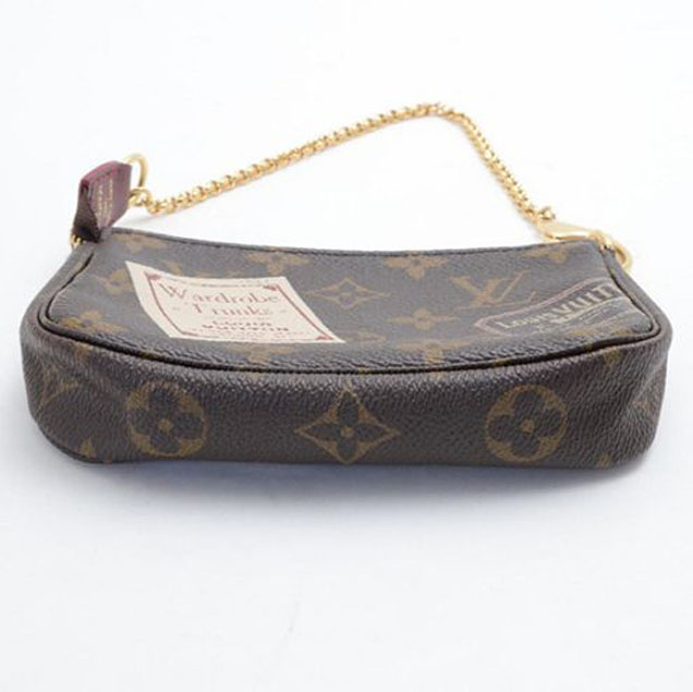 Сумка Louis Vuitton M63798 Pochette Accessoires Stamp Monogram Canvas "Brown" фото № 6