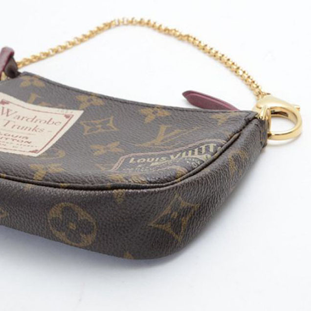 Сумка Louis Vuitton M63798 Pochette Accessoires Stamp Monogram Canvas "Brown" фото № 7