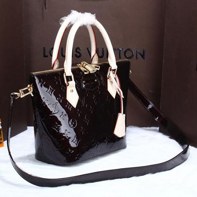 Сумка Louis Vuitton M90168 Montebello PM Tote Bag Monogram Vernis "Chocolate" фото № 3