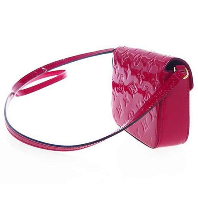 Сумка Louis Vuitton M90285 Mini Sac Lucie Crossbody Bag Monogram Vernis "Pink" фото № 3