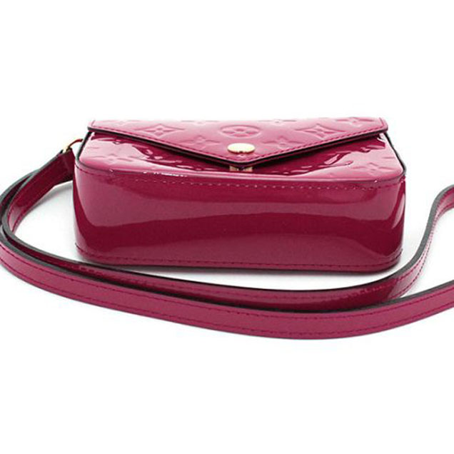 Сумка Louis Vuitton M90285 Mini Sac Lucie Crossbody Bag Monogram Vernis "Pink" фото № 5