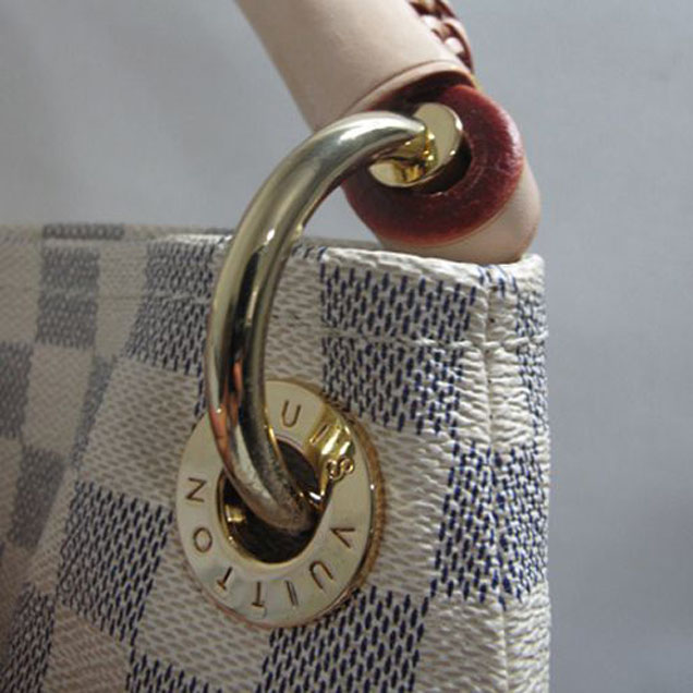 Сумка Louis Vuitton N41173 Artsy GM Hobo Bag Damier Azur Canvas "White" фото № 9