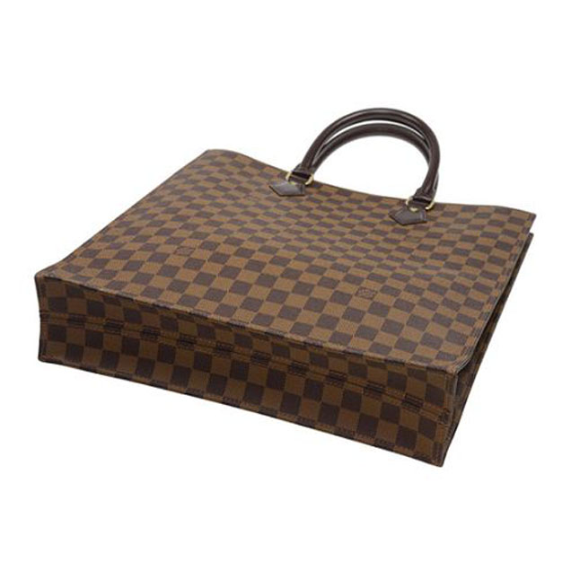 Сумка Louis Vuitton N41225 Sac Plat NM Tote Bag Damier Ebene Canvas "Brown" фото № 5