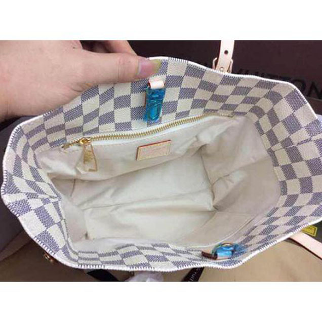 Сумка Louis Vuitton N41376 Cabas PM Shoulder Bag Damier Azur Canvas "White" фото № 5