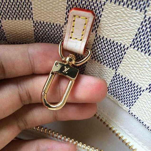 Сумка Louis Vuitton N41376 Cabas PM Shoulder Bag Damier Azur Canvas "White" фото № 8