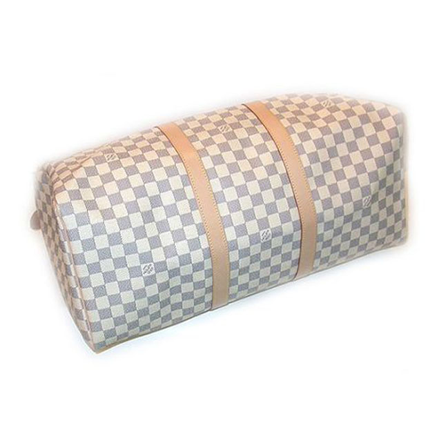 Сумка Louis Vuitton N41430 Keepall 50 Duffel Bag Damier Azur Canvas "White" фото № 9