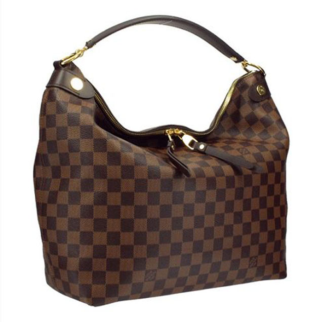 Сумка Louis Vuitton N41861 Duomo Hobo Bag Damier Ebene Canvas "Brown" фото № 3