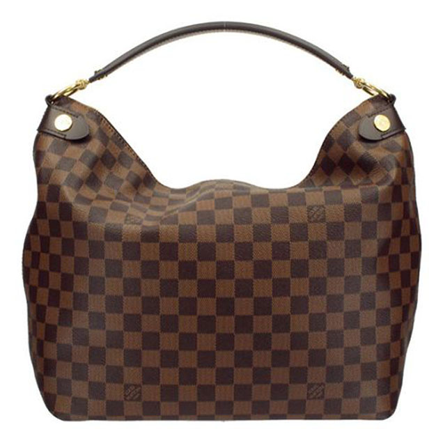 Сумка Louis Vuitton N41861 Duomo Hobo Bag Damier Ebene Canvas "Brown" фото № 4